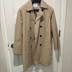 Tan Double-Breasted Trench Coat